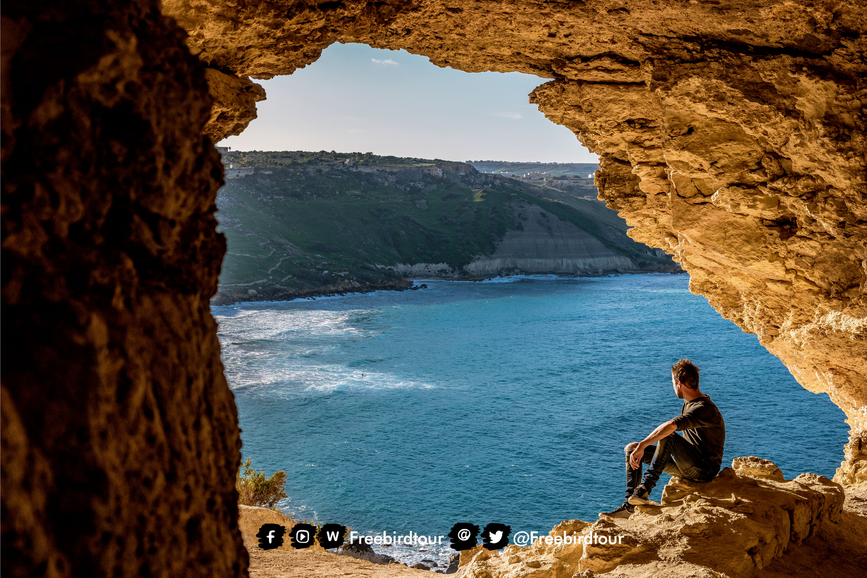 Gozo cave freebirdour