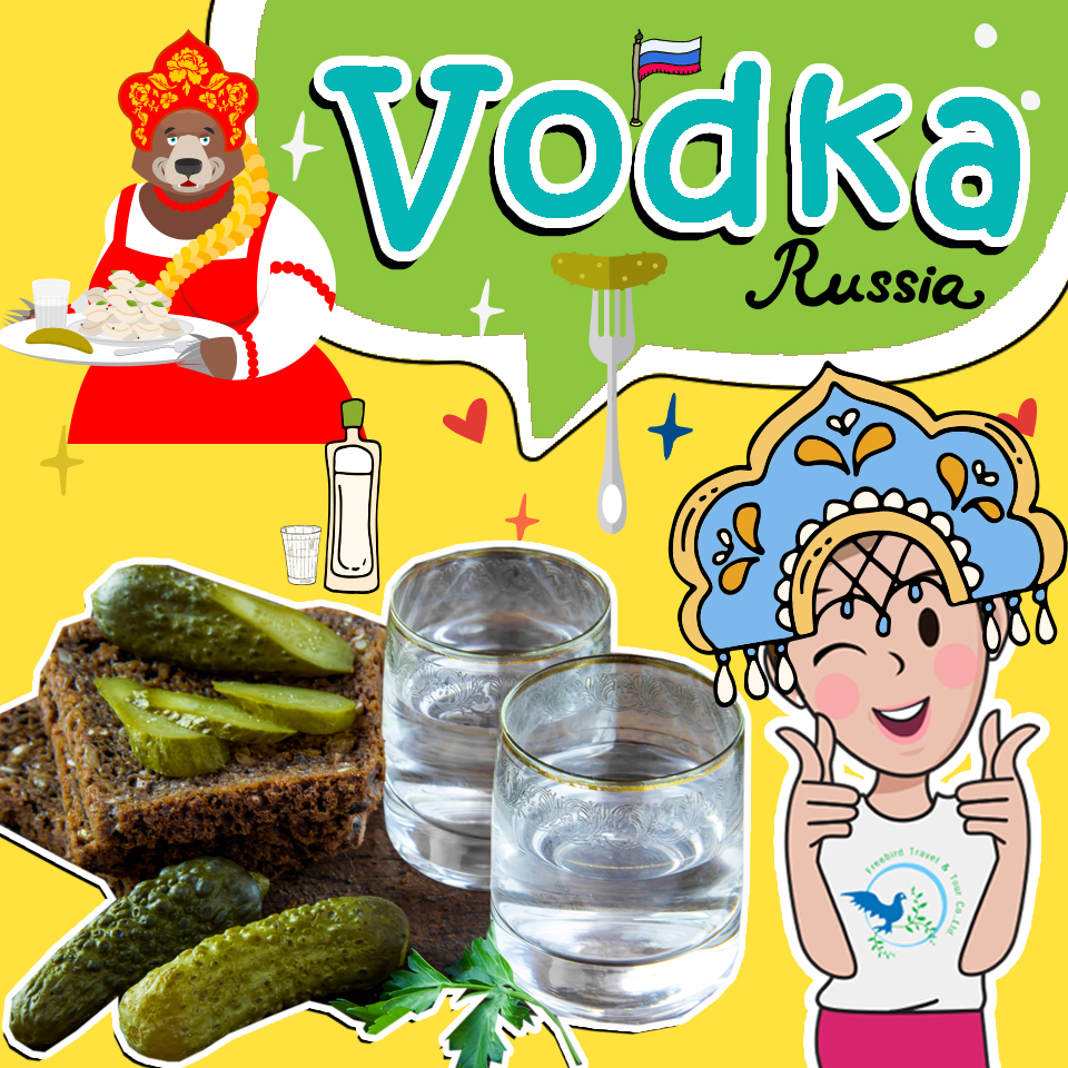 Vodka เครื่องดื่มจากรัสเซีย